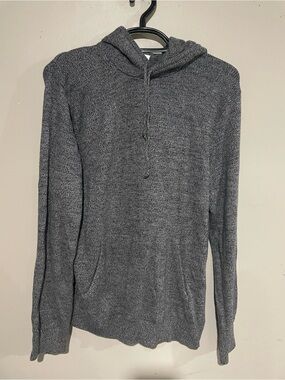 Goodthreads Men's Heather Charcoal Crewneck Hoodie Sweater